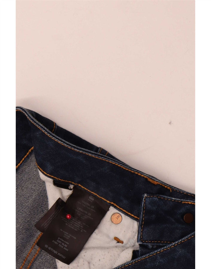 G-Star Jean Slim Homme W29 L32 Bleu Marine Coton