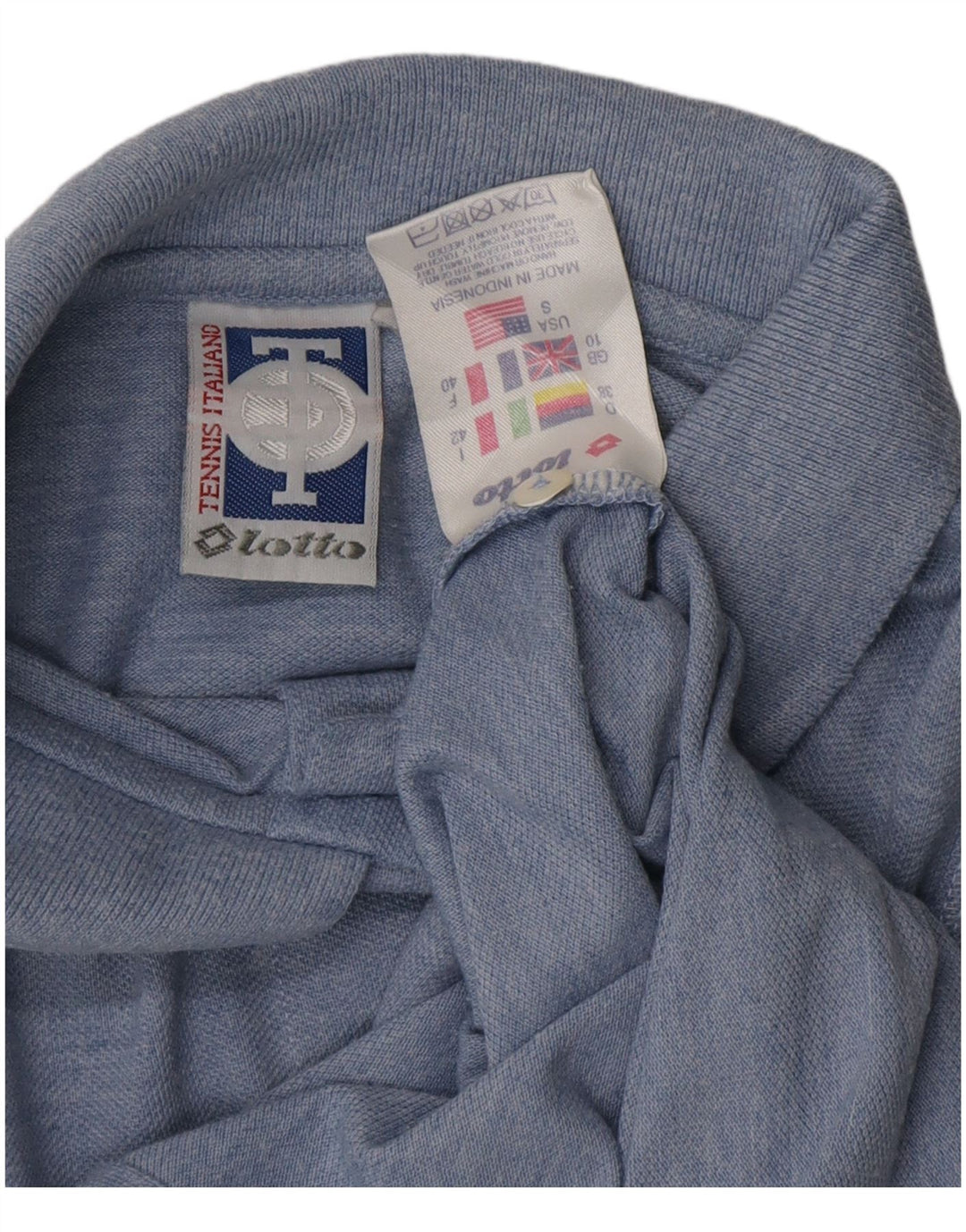 LOTTO Chemisier court sans manches pour femme UK 10 Petit Bleu Polyester