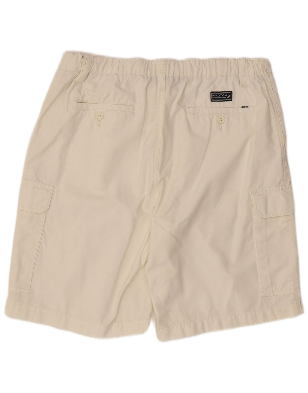 Nautica Short Cargo Homme W34 Grand Coton Blanc