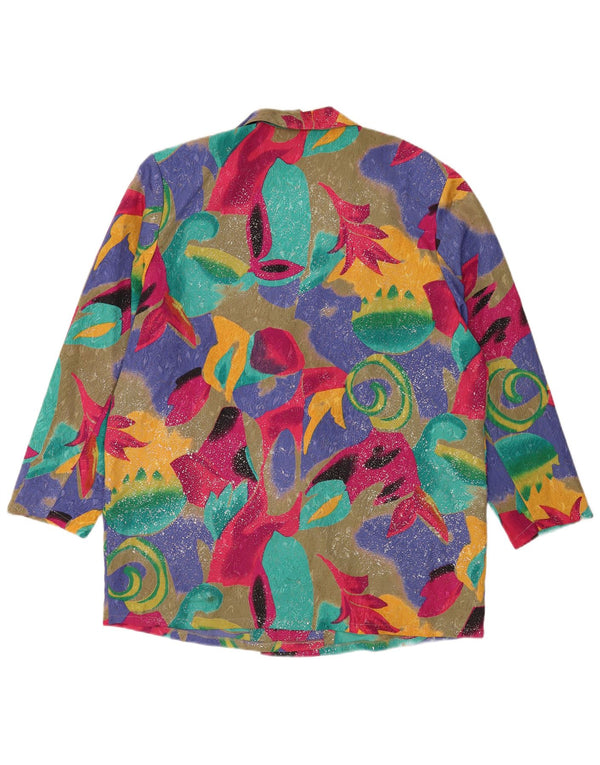 Yessica Veste Blazer Oversize Femme EU 46 XL Multicolore Géométrique