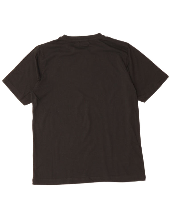 KAPPA T-Shirt Graphique Homme Noir Moyen Coton