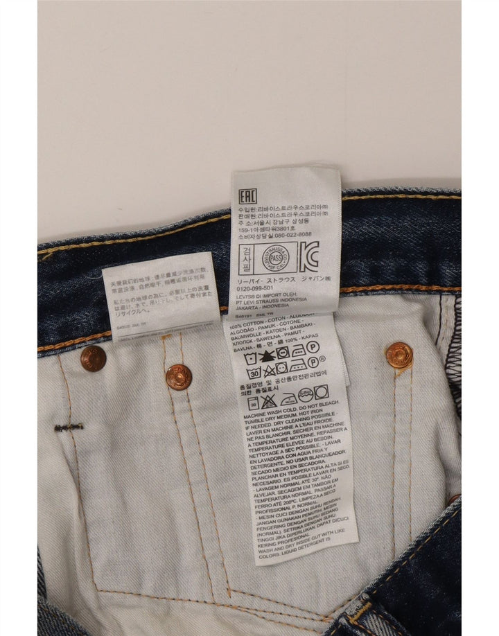 Levi's Jean Droit 501 Homme Bleu Marine W38 L30 Coton