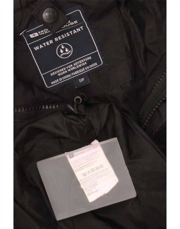 Mountain Warehouse Veste de pluie à capuche pour homme UK 36 Small Noir Polyester