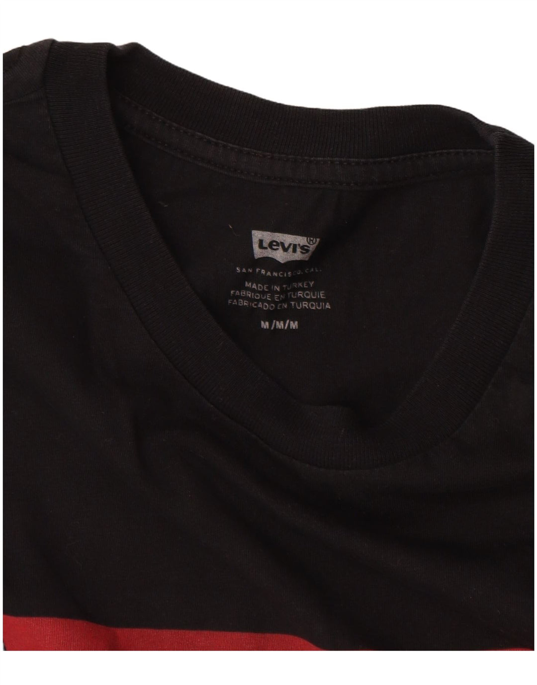 LEVI'S Tee-Shirt Graphique Homme Noir Moyen