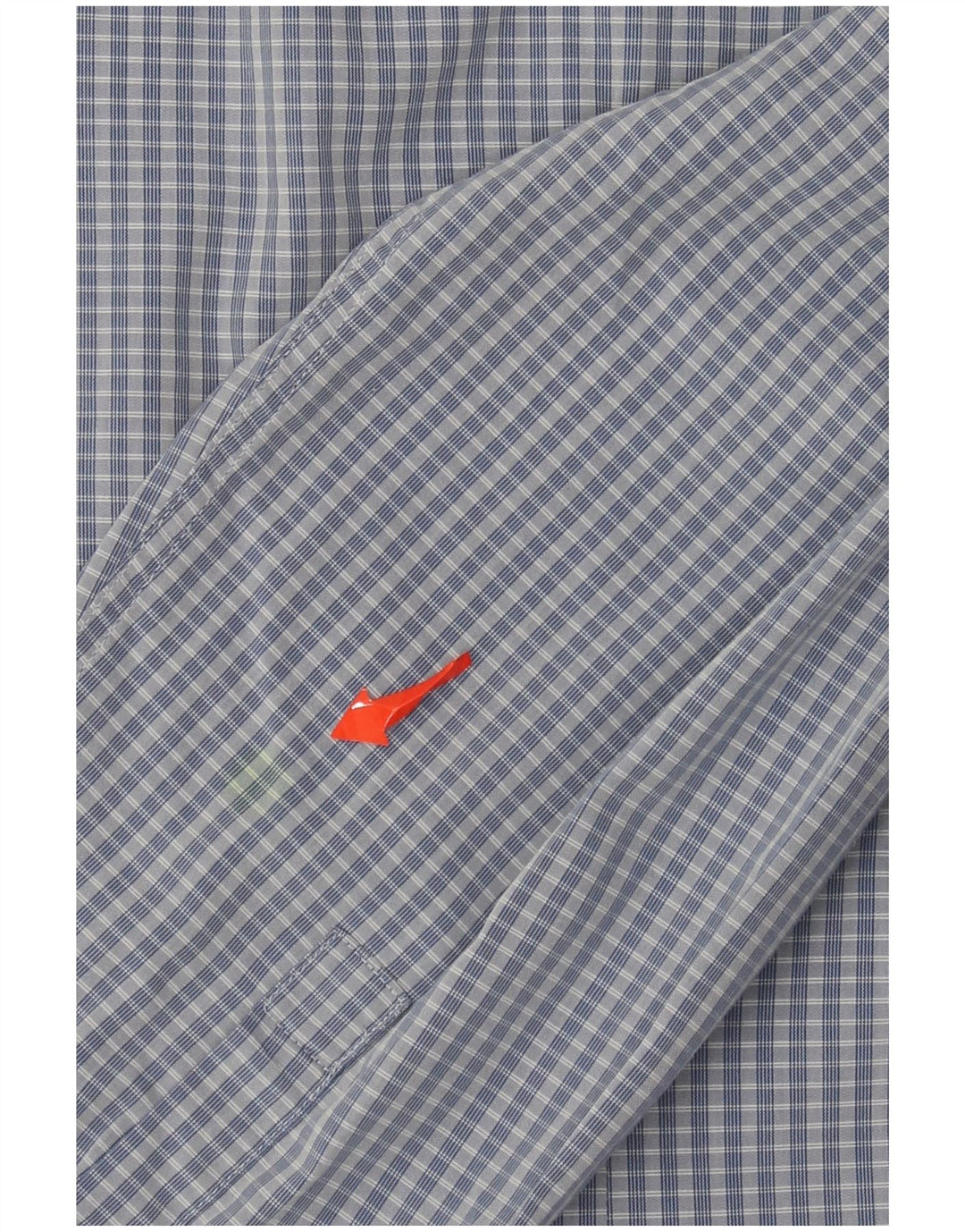 Calvin Klein Chemise slim fit pour homme Taille 43 17 XL Bleu à carreaux