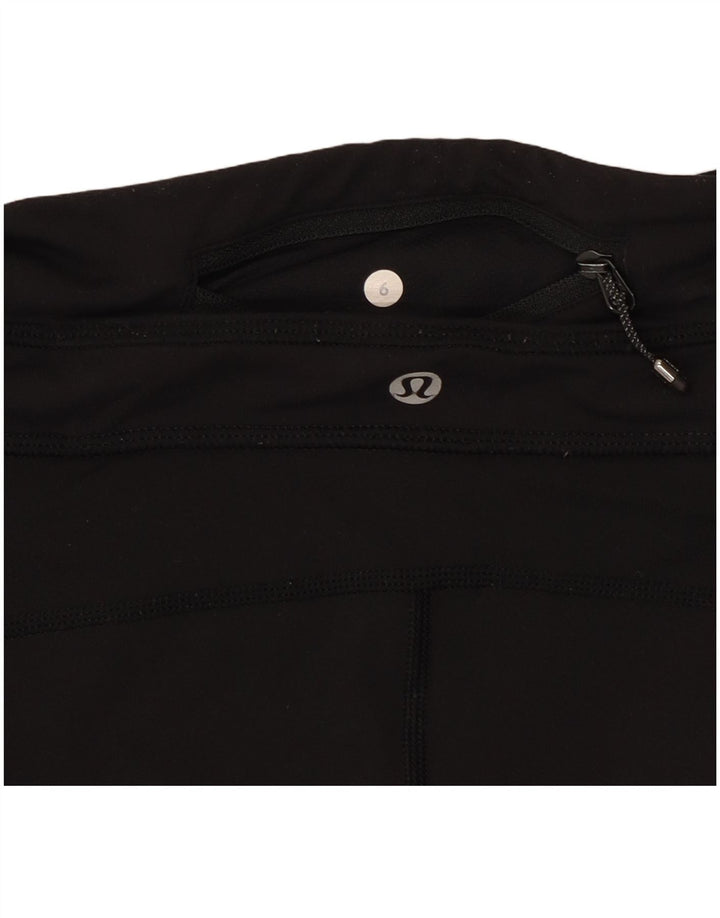 LULULEMON Leggings Femme US 6 Moyen Noir