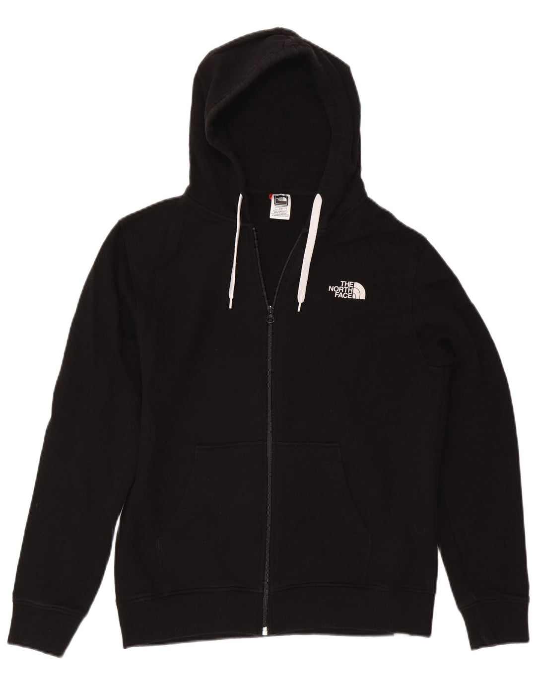 THE NORTH FACE Pull à capuche zippé pour homme en coton noir moyen