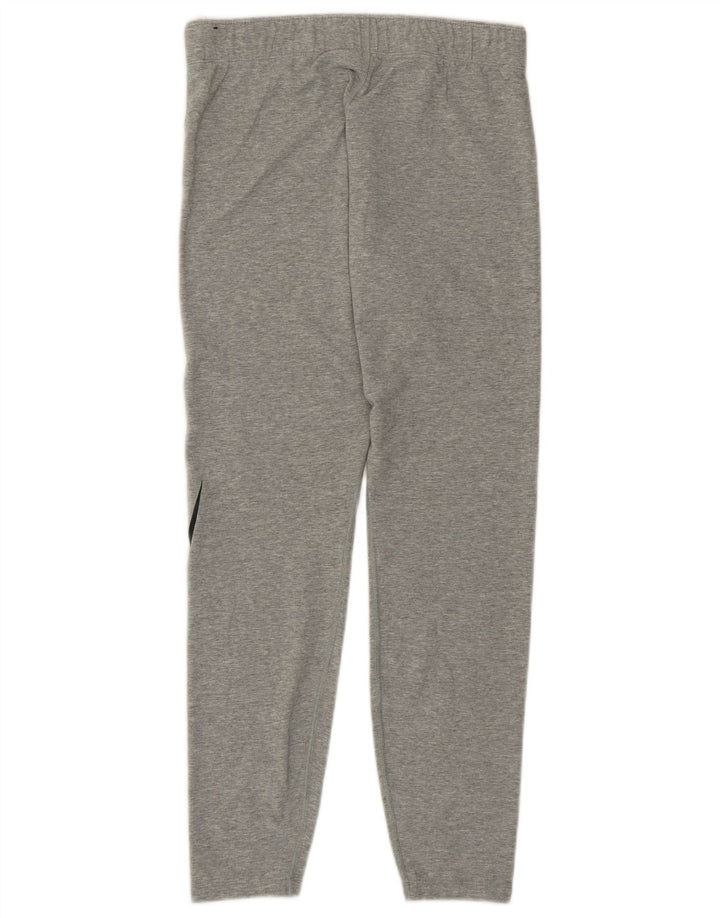 NIKE Leggings graphiques pour femmes UK 12 coton gris moyen