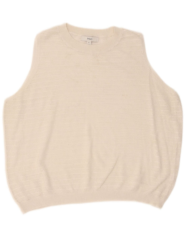 Marks & Spencer Débardeur pour femme UK 18 XL Blanc rayé