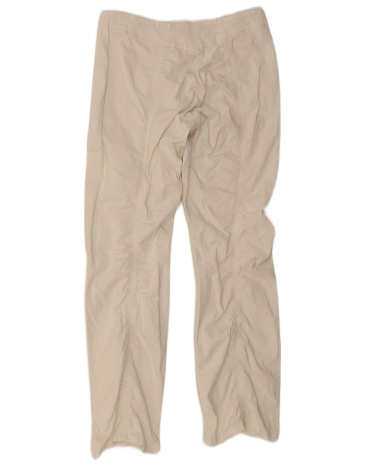 Marlboro Classics Pantalon décontracté droit pour femme W30 L30 Blanc