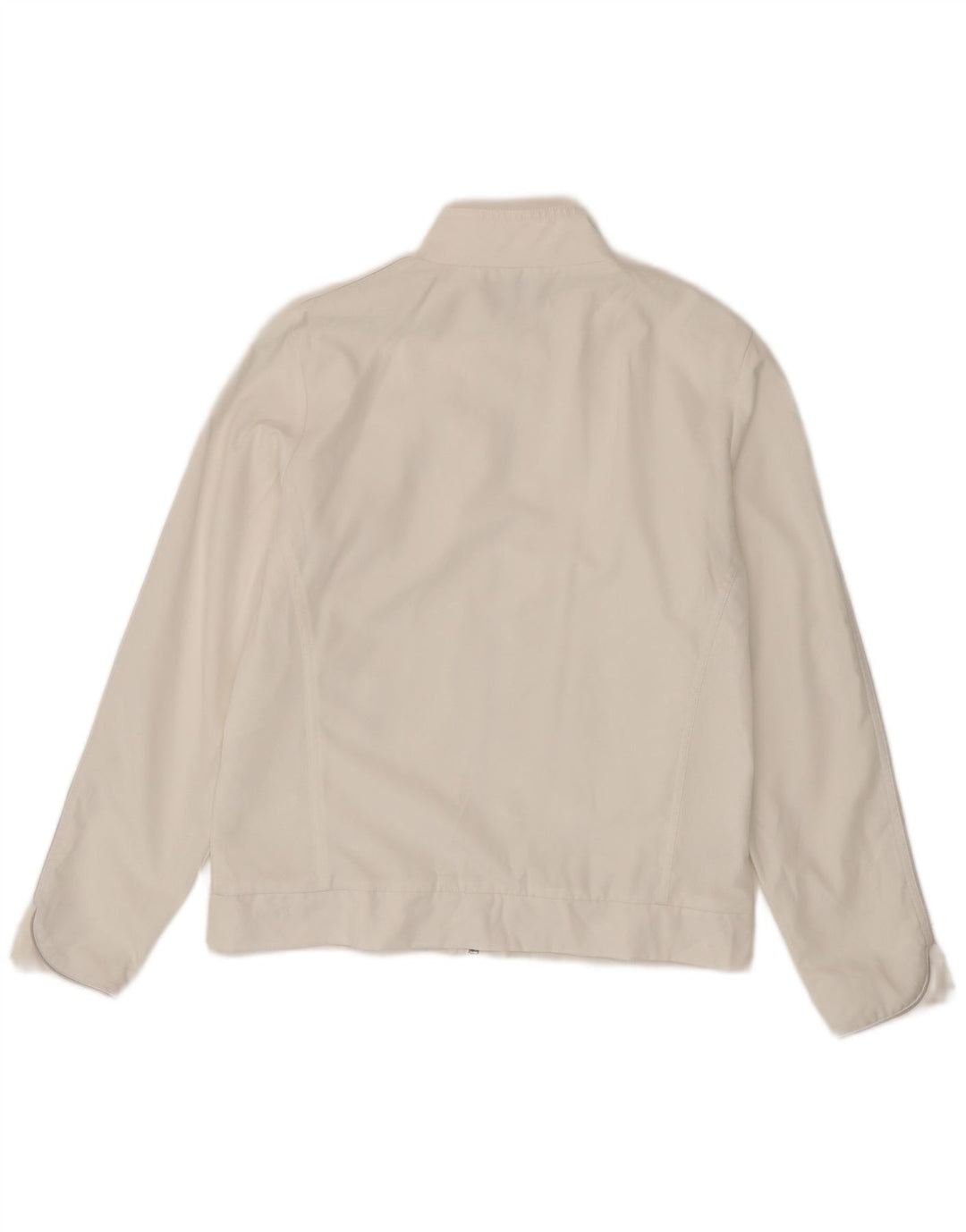 Sergio Tacchini Femme Survêtement Top Veste Taille 14 Moyen Blanc