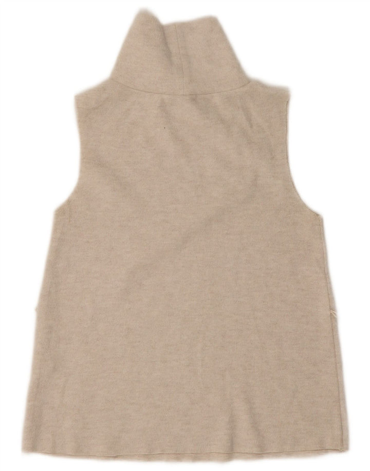Zara Femme Débardeur UK 10 Petit Beige Polyester