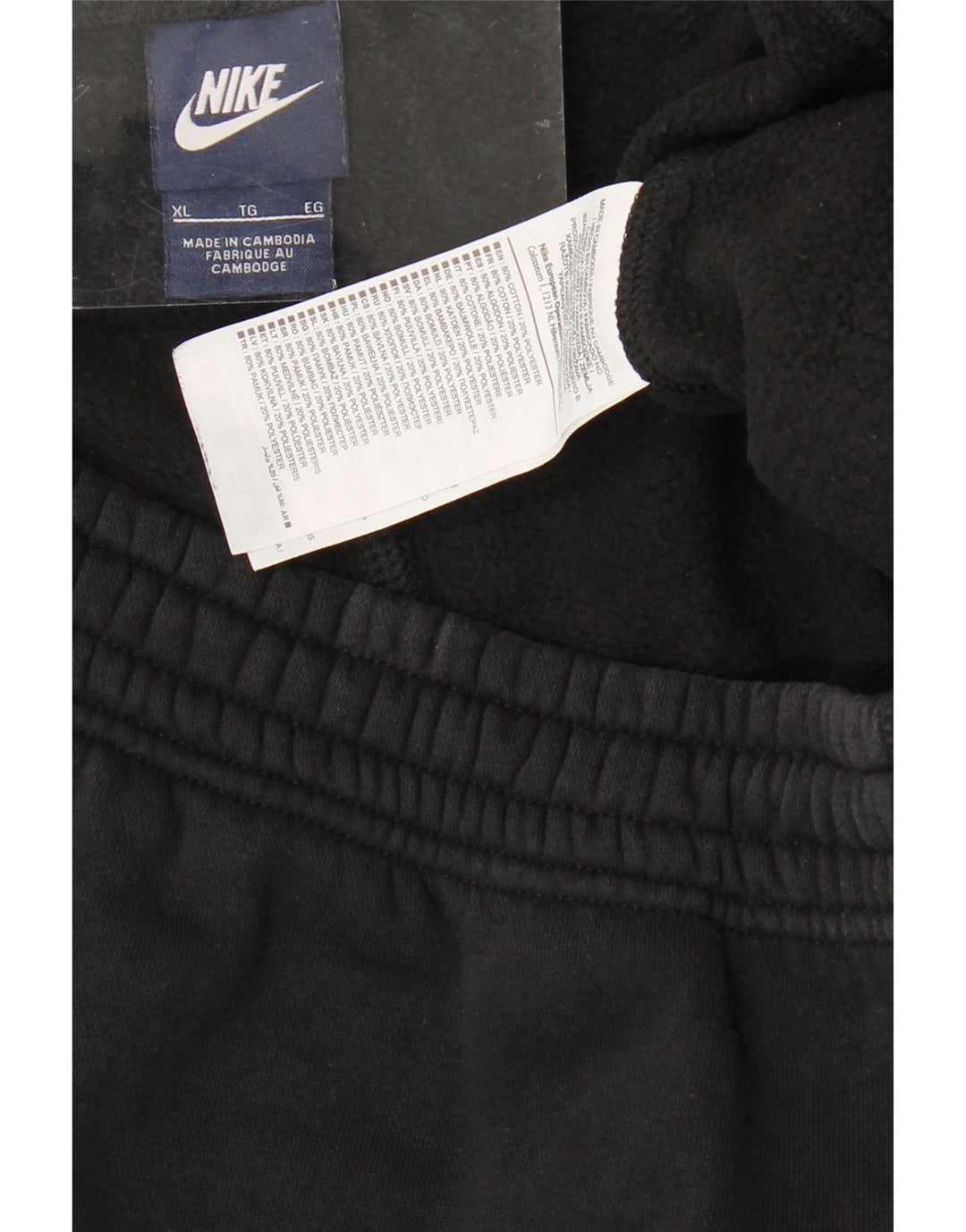 NIKE Pantalon de survêtement pour homme Joggers XL Noir Coton