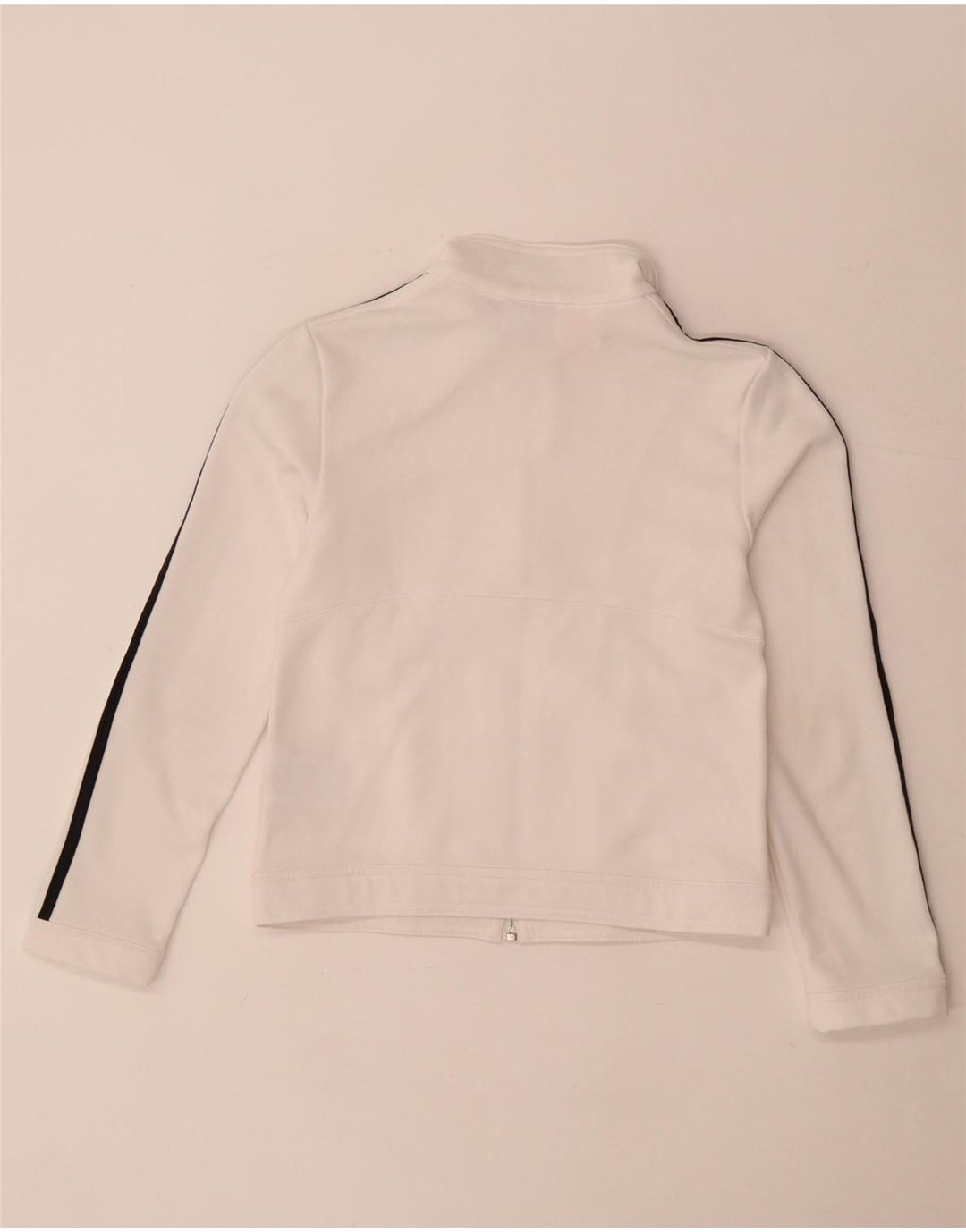 Adidas Veste de Survêtement Graphique Fille 11-12 Ans Blanc Polyester