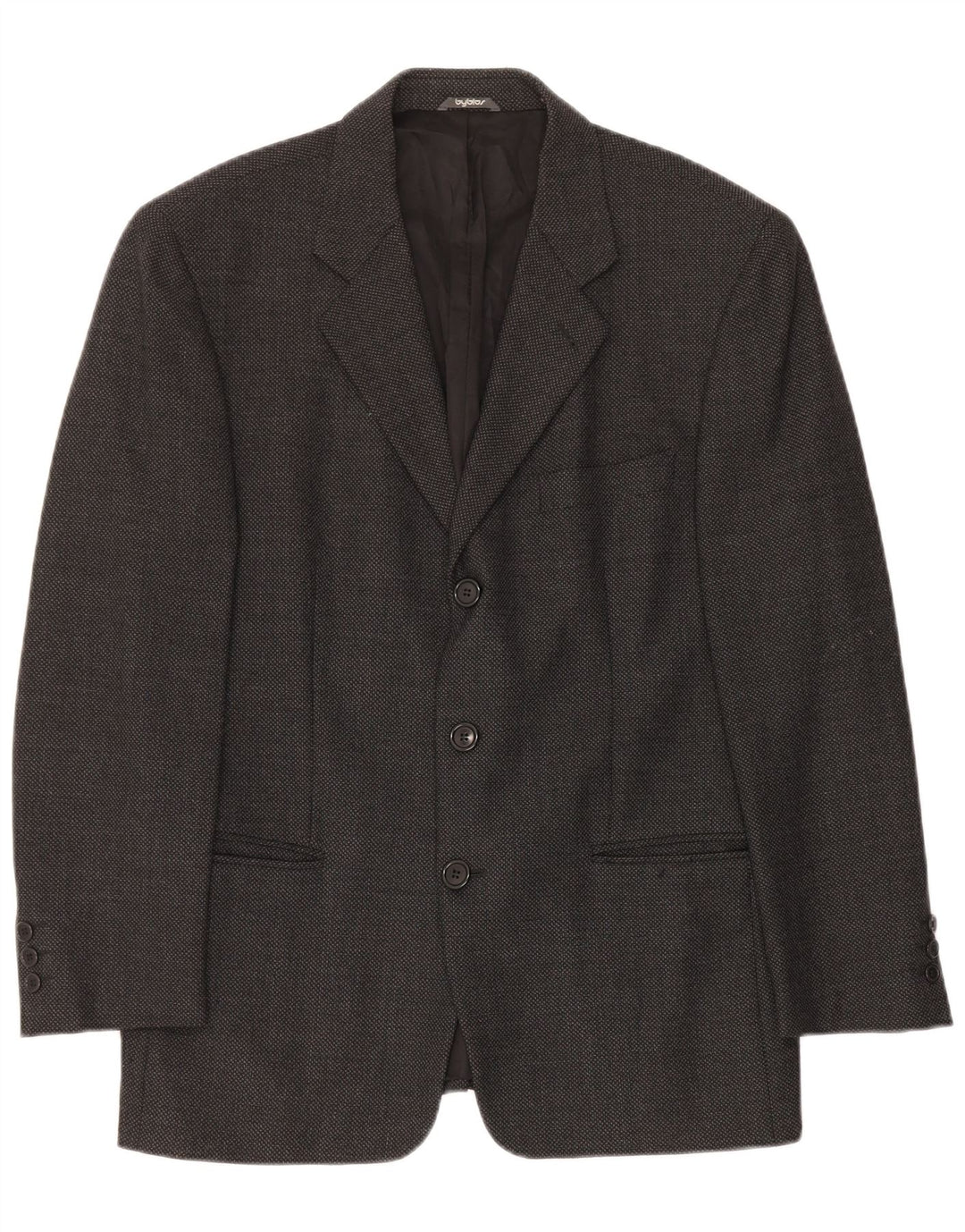 Byblos Veste Blazer 3 Boutons Homme EU 48 Laine Gris Moyen