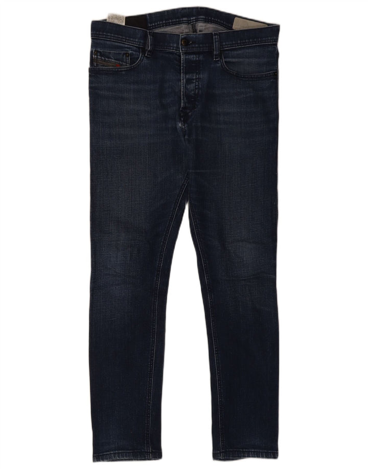 Diesel Jean Slim Homme W32 L28 Bleu Marine Coton