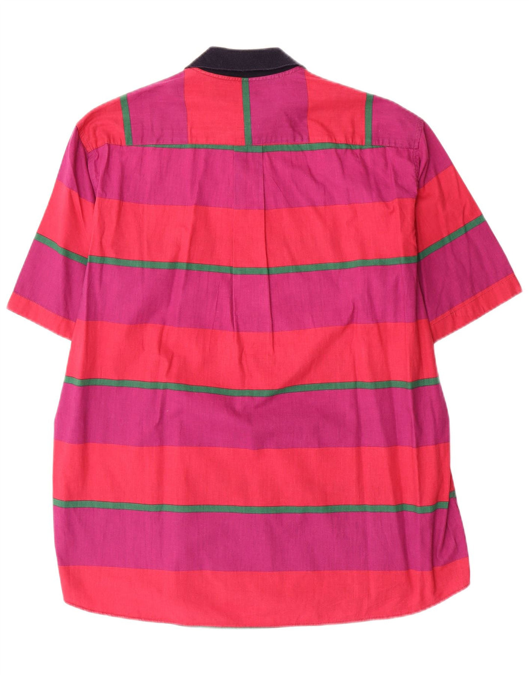 ICEBERG Chemise pull à manches courtes pour homme en coton rayé violet