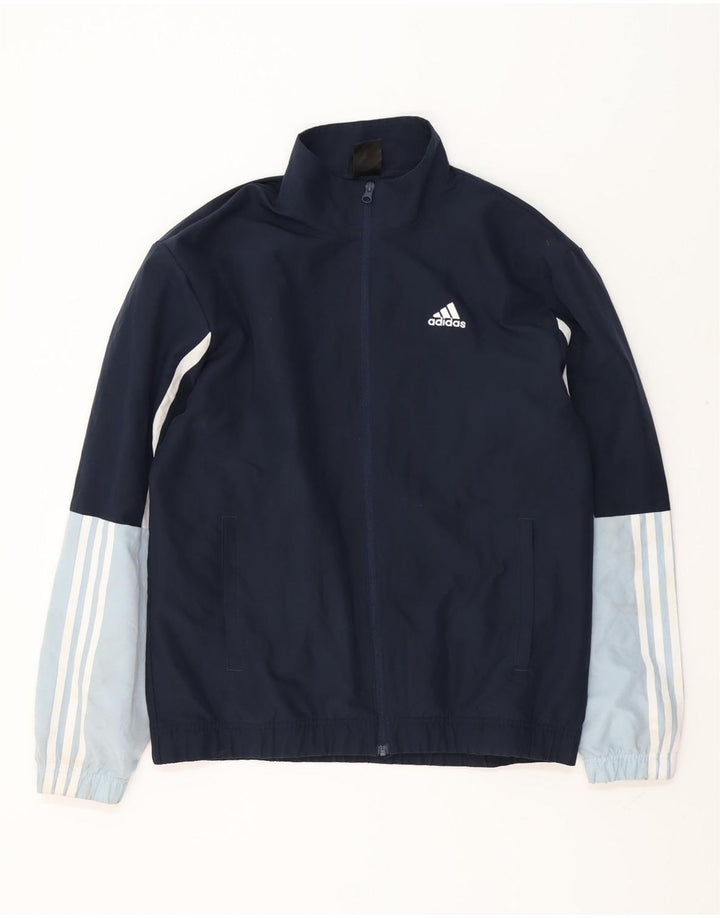 Adidas Veste de survêtement pour homme Bleu marine moyen Polyester colour block