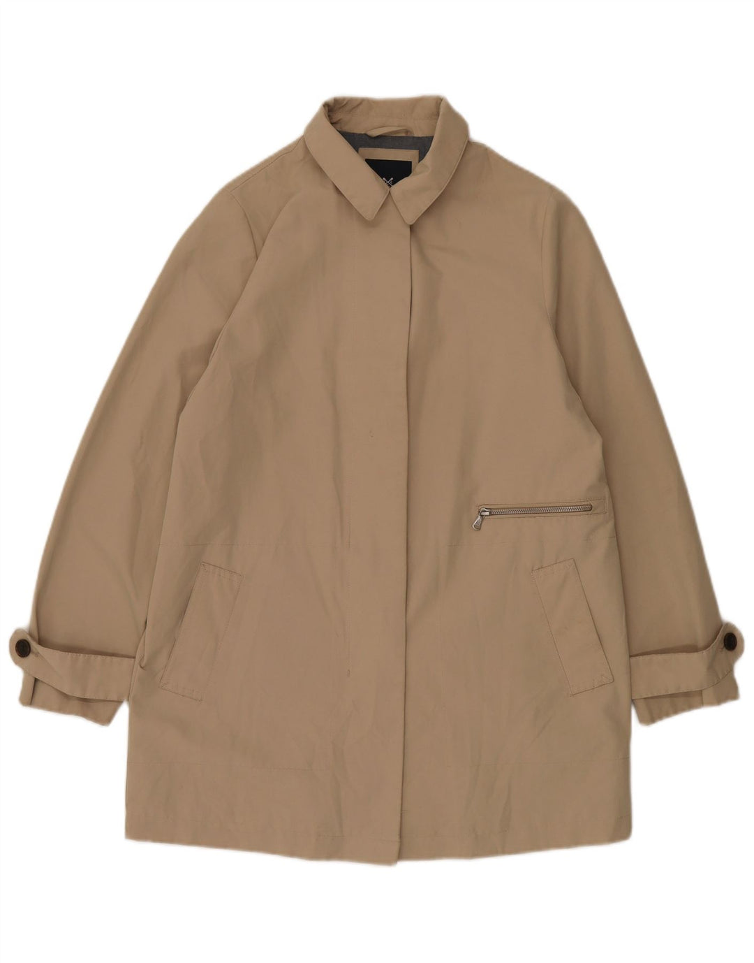 Crew Clothing Manteau Femme UK 12 Coton Beige Moyen