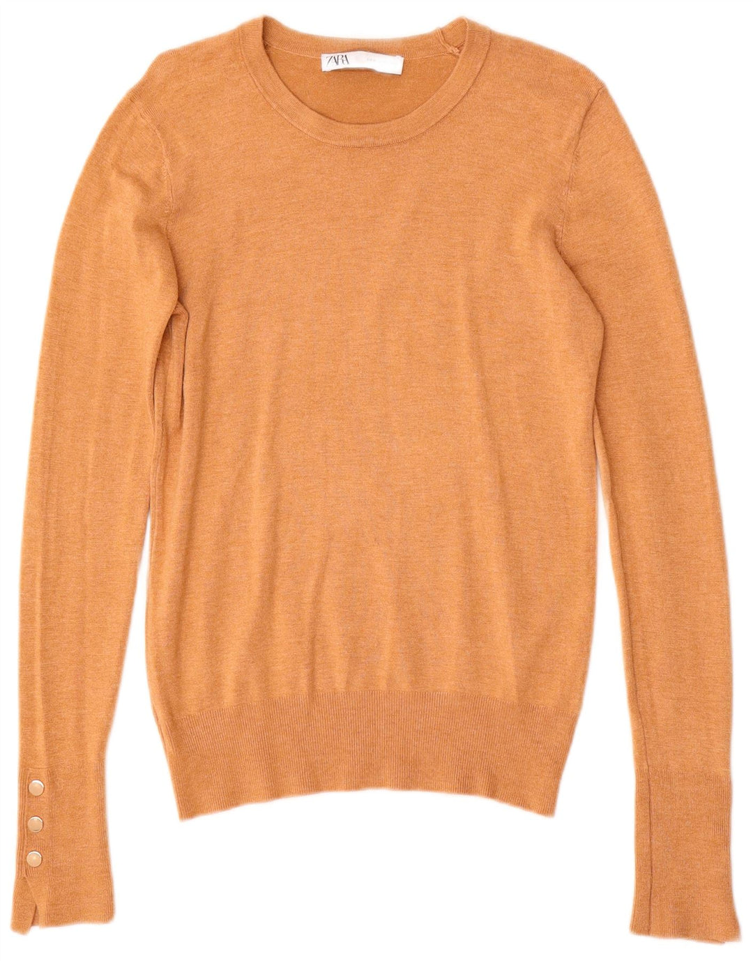 Zara Pull col bateau pour femme UK 12 Beige moyen
