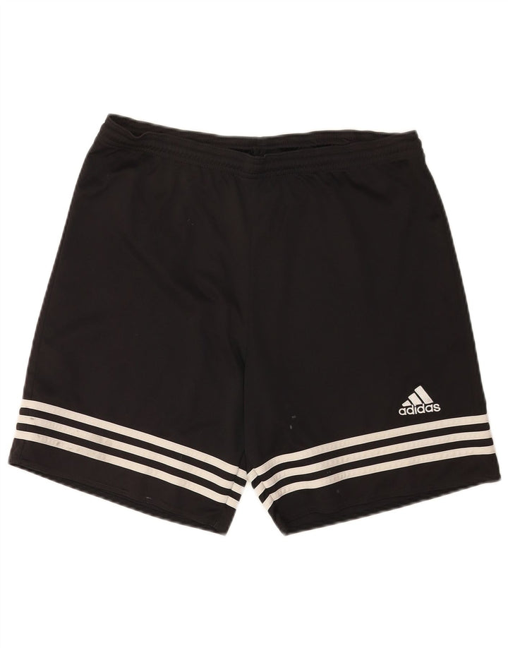 Adidas Short de sport Climalite Homme Noir Moyen Polyester