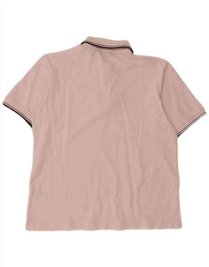 Kappa Polo Homme Rose Moyen Coton