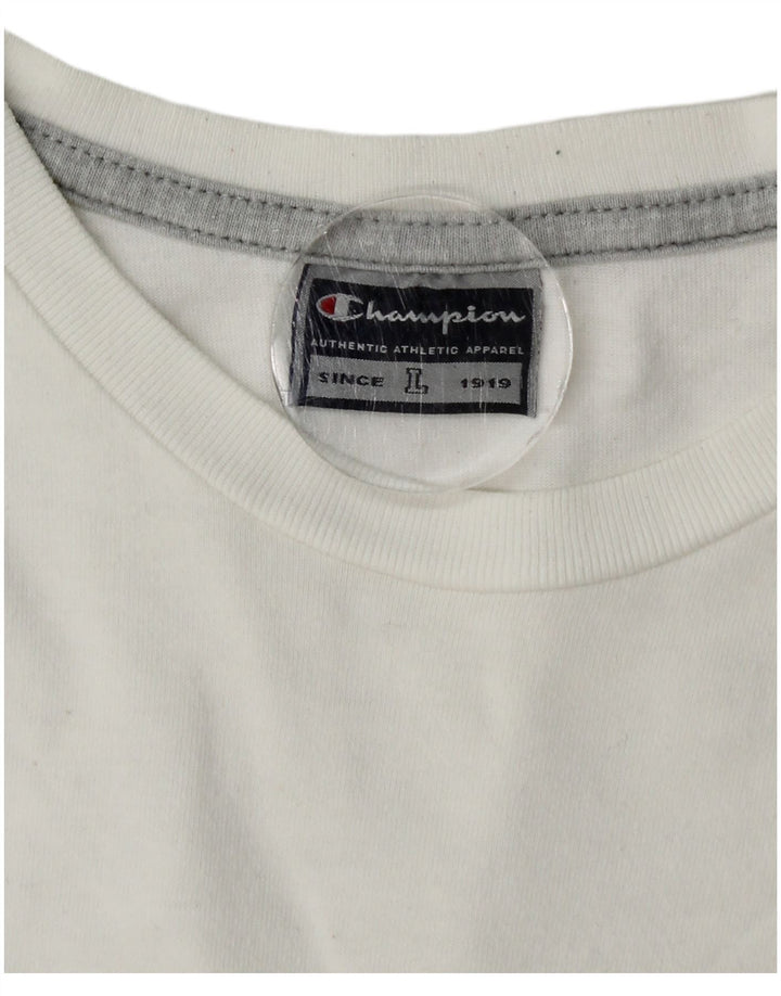 Champion T-Shirt Graphique Homme Grand Blanc