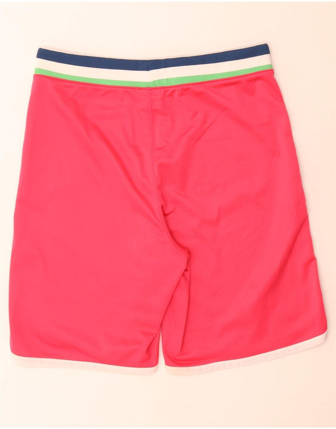 Converse Short de sport pour femme UK 44 Large Rose Rayé Polyester