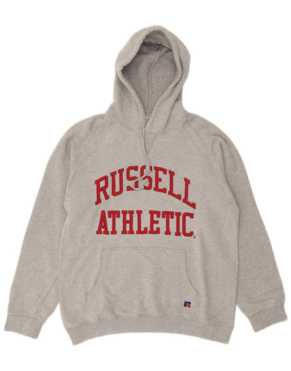 Russell Athletic Sweat-shirt graphique pour homme en coton gris Taille L