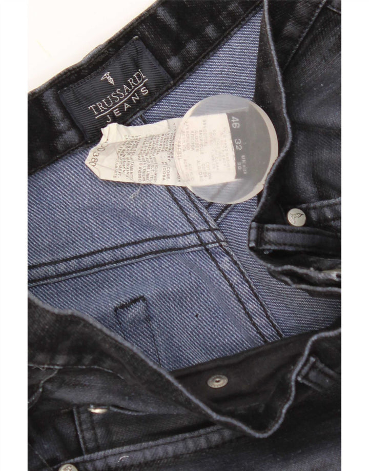 Trussardi Jean Droit W30 L32 Bleu Marine Coton Homme