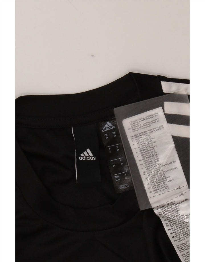 Adidas Hommes Aeroready T-Shirt Haut Noir Colorblock Polyester