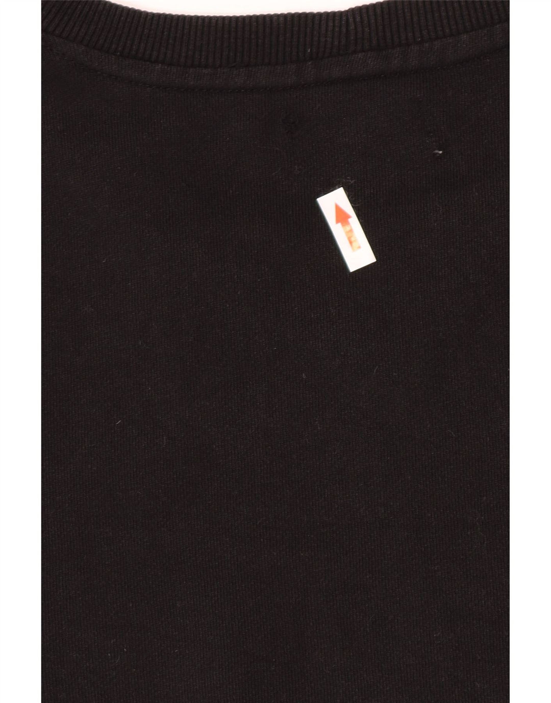 Zara Mens Sweatshirt Jumper Large Noir Coton