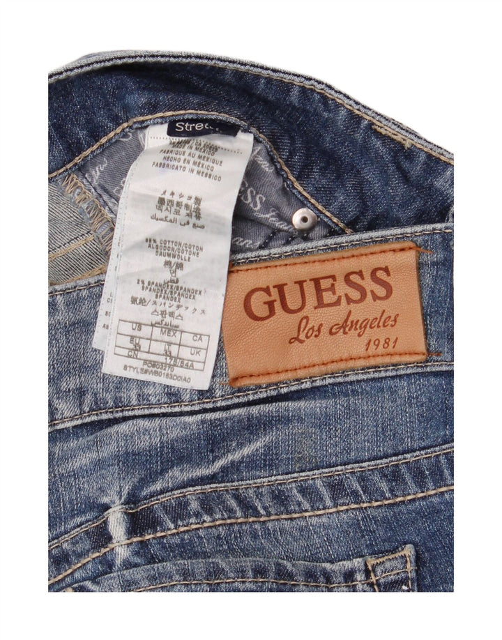 Guess Jean Slim Stretch Homme W33 L32 Bleu Coton