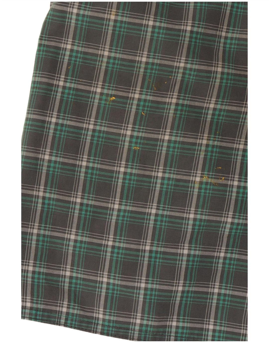 Adidas Short de bain pour homme en polyester à carreaux vert moyen