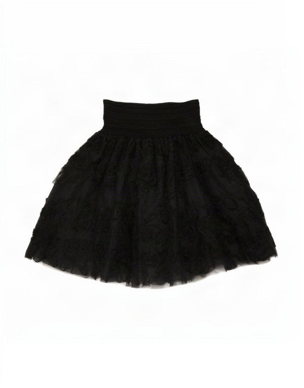 Blumarine Jupe Tutu Taille Haute Femme IT 40 Small W26 Noir Paisley