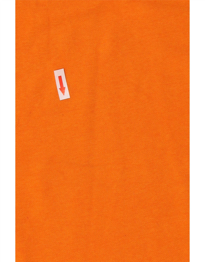 Ellesse Sweat-shirt graphique pour homme en coton orange Taille L