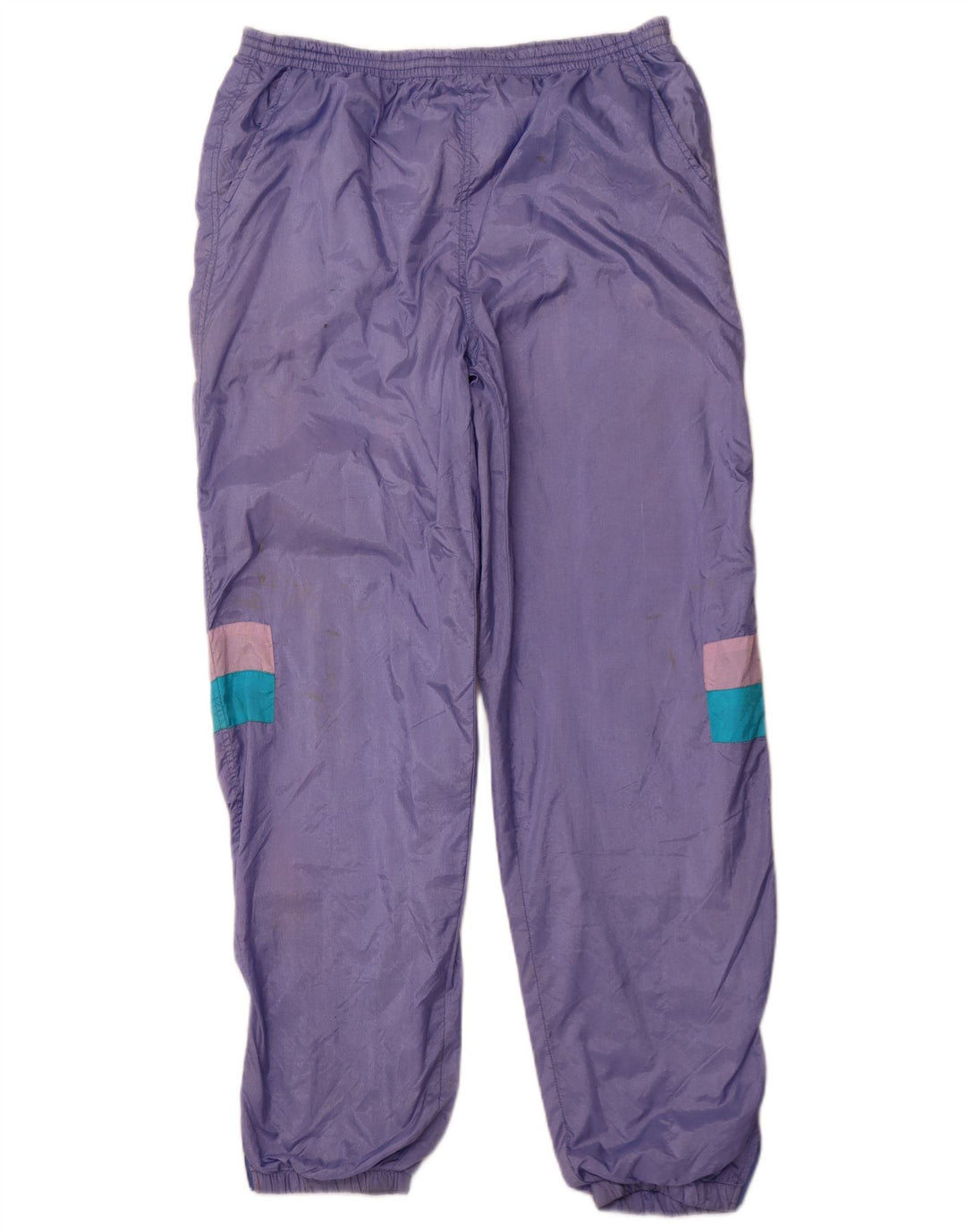VINTAGE Pantalon de survêtement femme Joggers XL Nylon violet