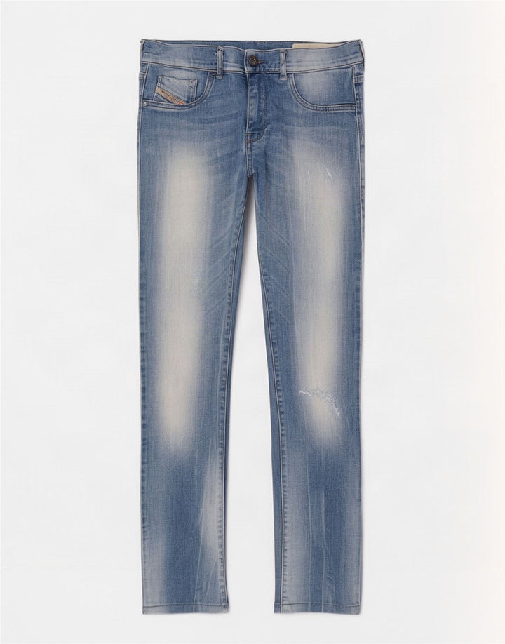 Diesel Jean super slim effet vieilli W29 L28 en coton bleu pour femme