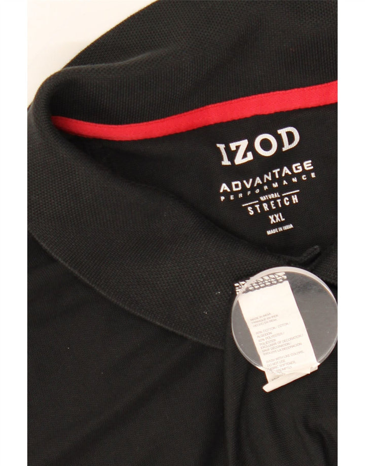 IZOD Polo Homme 2XL Noir Coton