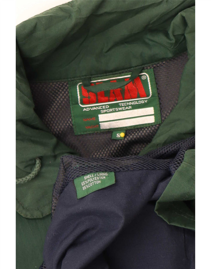 Slam Veste de pluie coupe ample pour homme UK 36 Petit Vert Polyester
