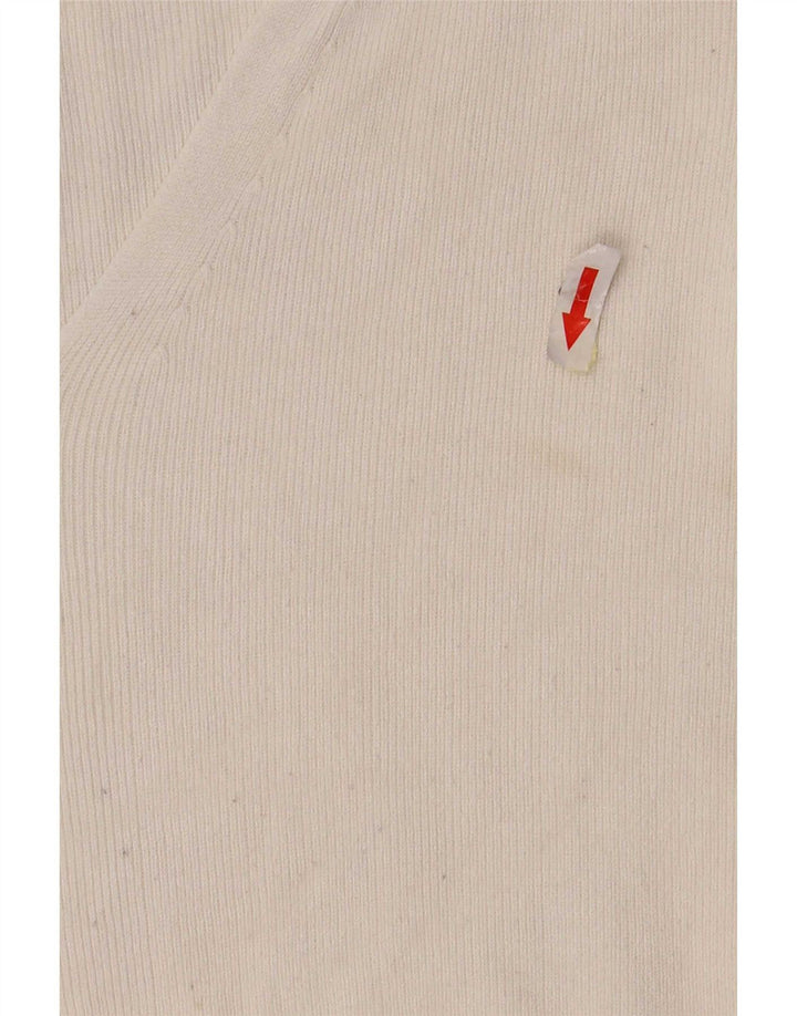 Marks & Spencer Chemisier sans manches pour femme UK 44 Medium Off White Viscose