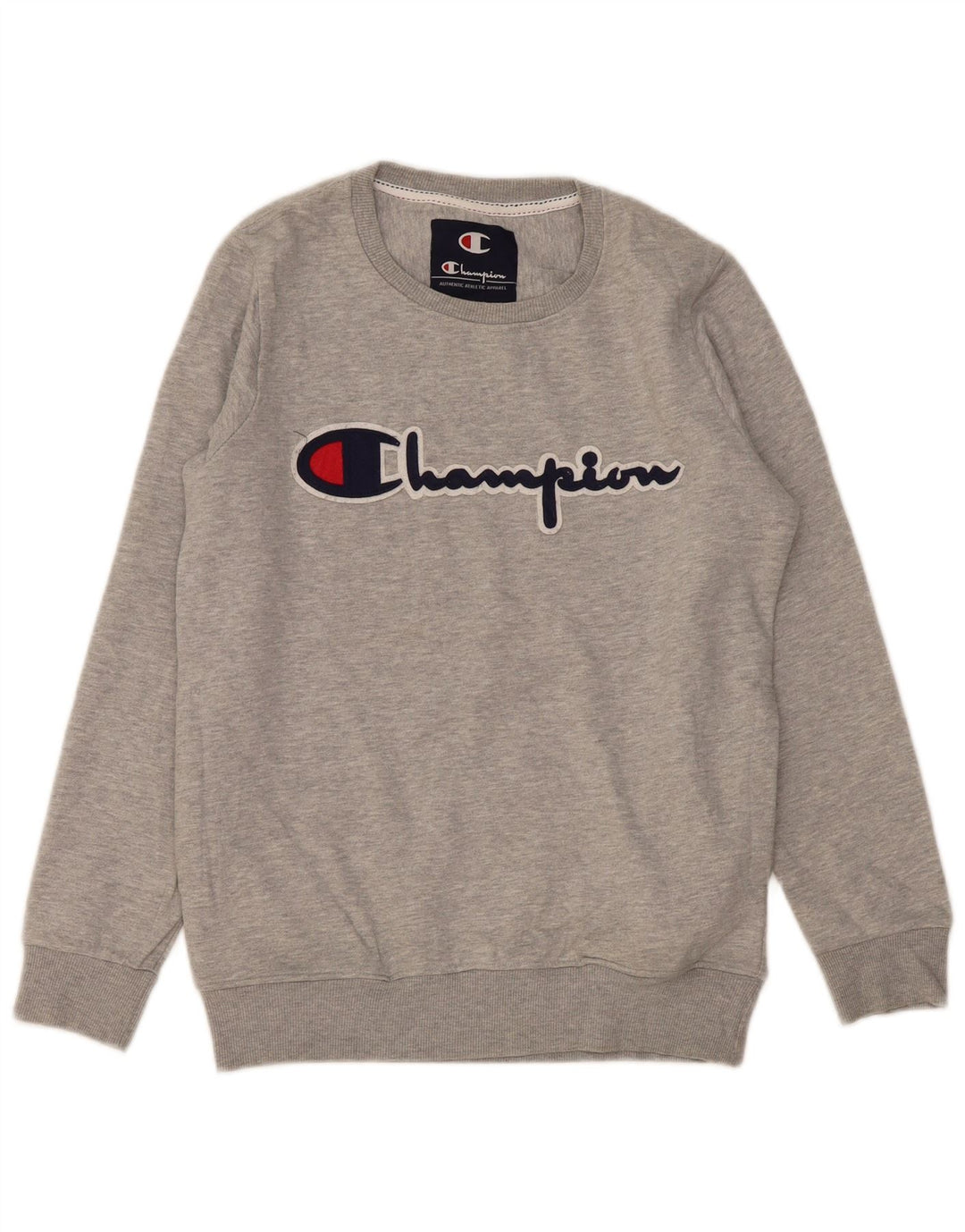 Champion Sweat-Shirt Graphique Homme Gris Moyen