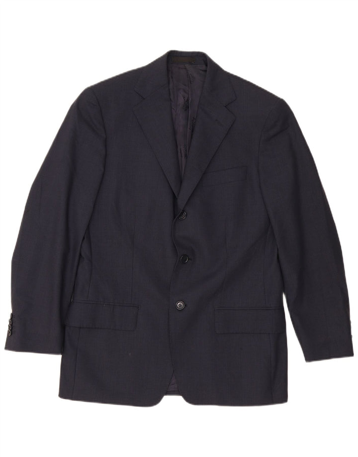 Boggi Veste blazer à 3 boutons pour homme UK 36 Small Bleu marine
