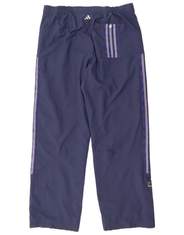 Adidas Pantalon imperméable homme grand bleu marine polyester