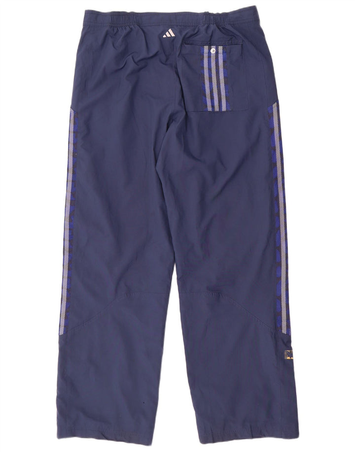 Adidas Pantalon imperméable homme grand bleu marine polyester