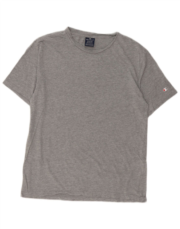 Adidas T-Shirt Homme Gris Moyen Moucheté Coton