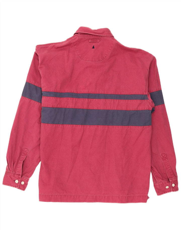 Musto Chemise pull homme grand coton rayé rouge