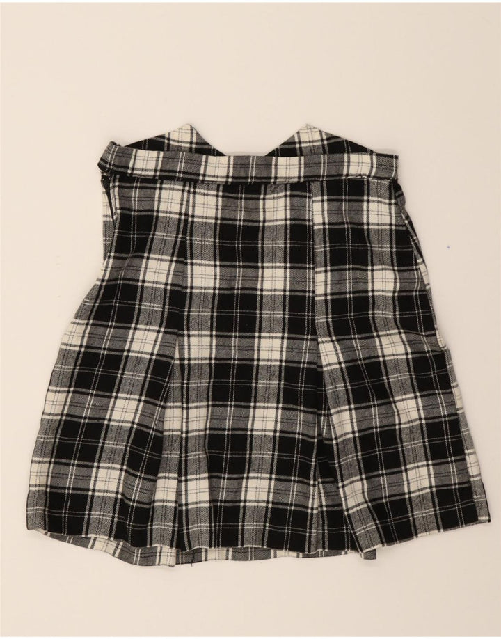VINTAGE Womens Pleated A-Line Skirt W28 Medium Black Check Vintage Vintage and Second-Hand Vintage from Messina Hembry 