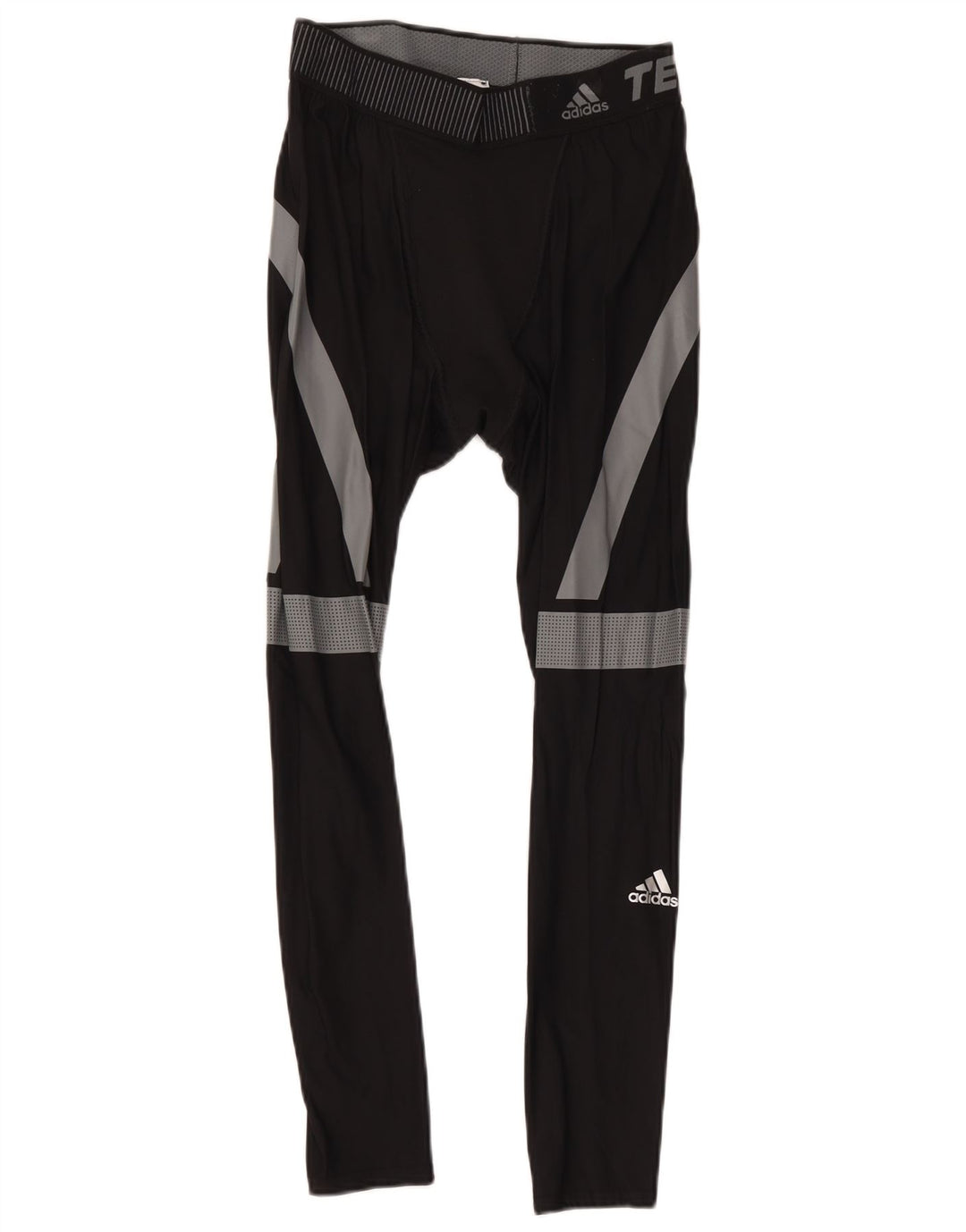 Adidas Legging court Tech Fit homme en polyamide color block noir taille L