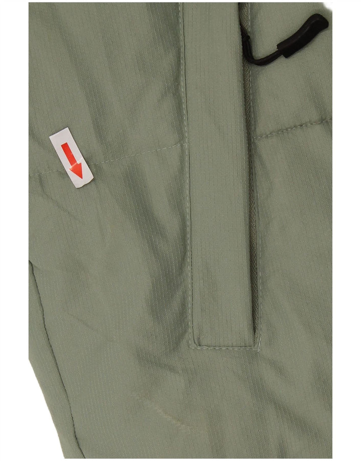 Fila Veste rembourrée à capuche pour homme UK 40 Large Vert Polyamide